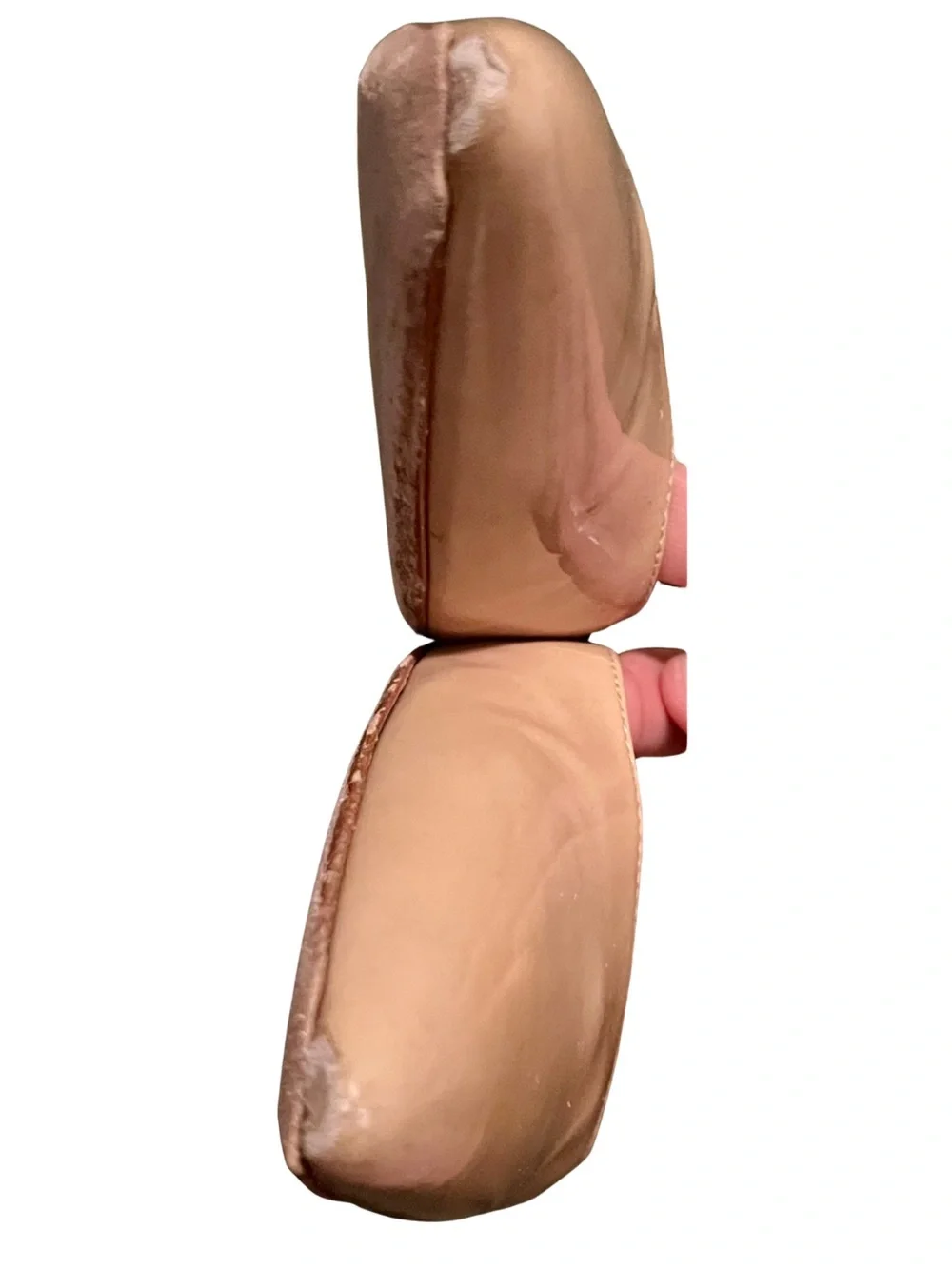 Kate Spade Tamra Nude Patent Slingback Pumps 8.5 Made in Italy